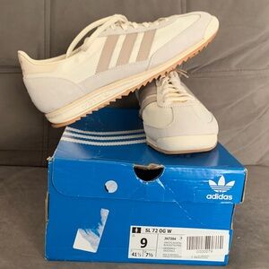 adidas SL 72 OG W Cream and Beige Retro Sneakers
